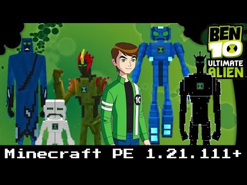 NEW Ben 10 Ultimate Alien Addon for Minecraft PE 1.21.111+ 🔥 | Transform into ALL Aliens!