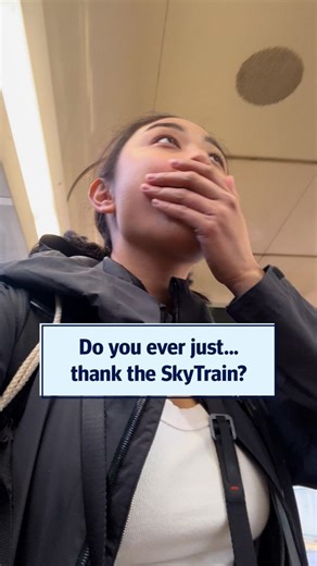 When thanking the bus operator becomes automatic... March 18 is Transit Operator and Worker Appreciation Day. Say thanks to a transit staff member you see during your commute! By moving this region, they make a difference in our lives every day. And if you ever thank the SkyTrain on purpose or by accident, we get it 😌