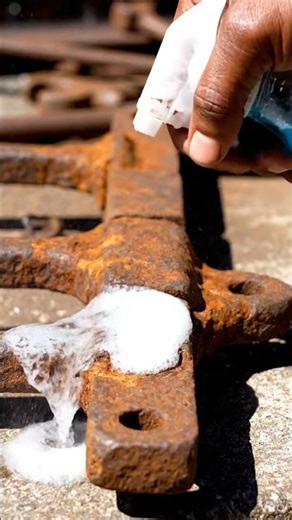 magic of rust removing spray #aivideo #100 #1millionviews #100k #asmr #rust #1k