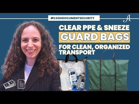 Clear PPE & Sneeze Guard Bags for Clean, Organized Transport