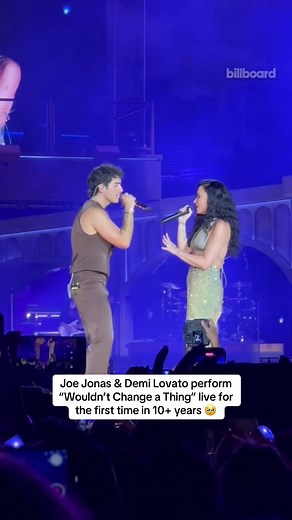 Joe Jonas & Demi Lovato Reunite at Camp Rock Concert