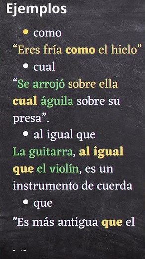 La comparación o símil: figuras retóricas
