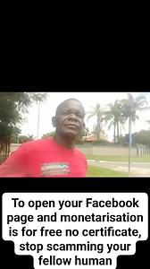 2.7K views · 126 reactions | Say no to scam.... To open Facebook page and monetization it's for free https://www.facebook.com/share/v/1687QCrsjL/ | Baba tencen kuripwa | Facebook