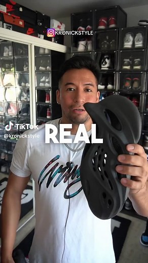 Real vs Fake Adidas Yeezy Foam Runner Comparison