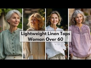 Lightweight Linen Tops Every Sophisticated Woman Over 60 Will Love