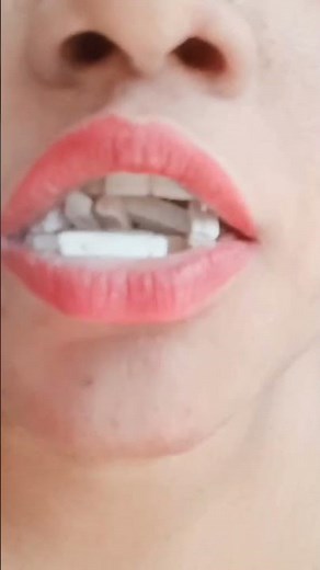 slate pencil eating#Short video#