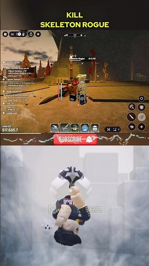 Epic Kill Skeleton Rogue Roblox The Forge #roblox #theforgeroblox #shorts