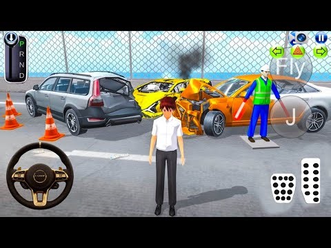 New Orange Car Crashes in New Eight Lane Highway - 3D Driving Class - 2025 Android iOS - Gameplay