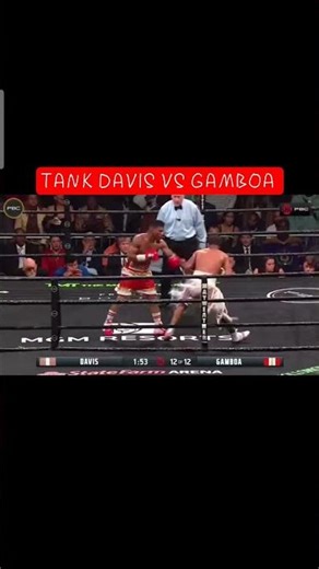 tank Davis vs gamboa highlights #boxing #viralvideos #usatoday
