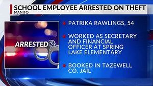 Spring Lake Elementary school employee arrested on theft