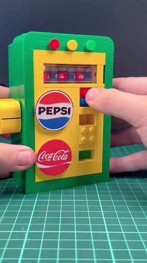 Building a Lego Coca-Cola Vending Machine