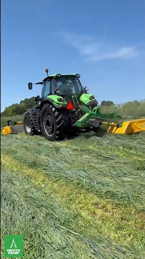 Deutz-Fahr 6190 TTV Running FRONT & REAR Mowers!
