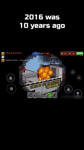 A decade ago… 🥹 #pixelgun3d #pg3d #2016 | Pixel Gun 3D