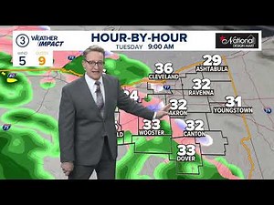 Cleveland area weather forecast: Tracking a wintry mix Tuesday morning, then chilly rain