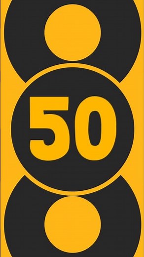 50 Seconds Countdown Timer With Soundeffect | 50 Seconds Timer | Countdown Timer #short #shorts