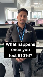 What happens when you text 61016? 🤔 Your message goes straight to our contact handlers, who monitor and respond to them 24/7. They quickly assess the situation and gather details so officers can be deployed if needed. If you’re at a station they can meet you there, and if you’re on a moving service they can meet you at the next stop 🚓 📱 Save 61016 in your contacts now, just in case. ⚠️ Remember to always call 999 in an emergency. | British Transport Police