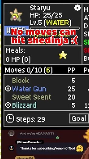 Shedinja with Double Edge is a decision...