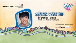 Daniel Padilla - Simpleng Tulad Mo (Official Lyric Video)