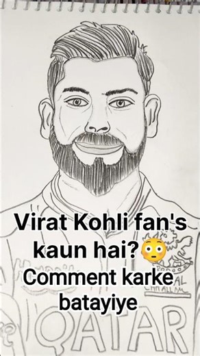 Virat Kohli Drawing 😍🔥|RCB VS CSK🔥#shorts #viratkohli #art #trending #drawing #ytshorts #viral