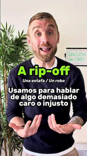 ¿Qué significa “a rip-off” en #inglés? 💸👨🏼‍🏫📚