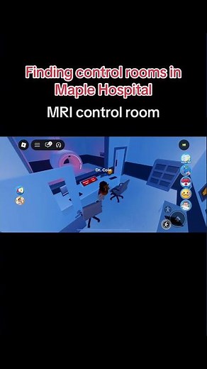 Control rooms in Maple Hospital Roblox