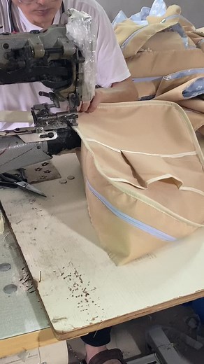 Custom Backpack Production at a Bag Factory