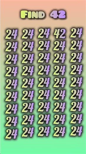 find 42 #viral #maths #ytshortvideos #challenge #sharpbrain