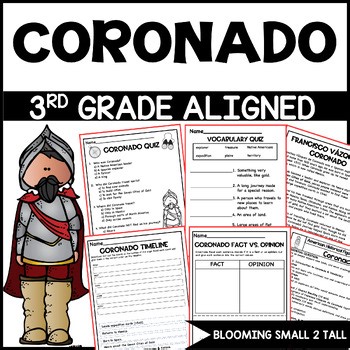 Early Explorers Comprehension Passages Activities Unit Plan Francisco Coronado