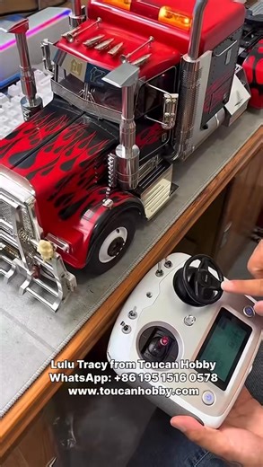 159K views · 2.2K reactions | Fiery custom Grand hauler with the Steering wheel gimbal installed on the controller  #Toucanhobby #RCmodel #model #RCLife #RCFun #RCBuild #RCAddict #ScaleRC #scale #RCEngineering #TruckBuild #RemoteControl #RCTrucks | Toucanhobby RC Model | Facebook