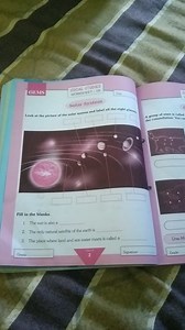 Solar System Worksheet Look at the picture of the solar system... | Filo