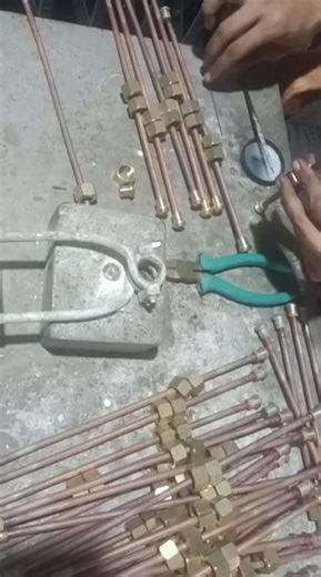 Brazing of Brass to Copper HVAC with RN77 Mathure make with Silmux T paste