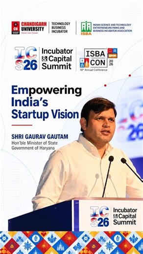 Shri Gaurav Gautam at ISBA CON 2026 & ICS 2026 | Chandigarh University