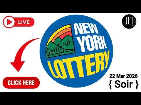 Tiraj new york En Direct | Resultat New york en direct Soir 22 Mar 2026 #LotteryNewyork #boulcho