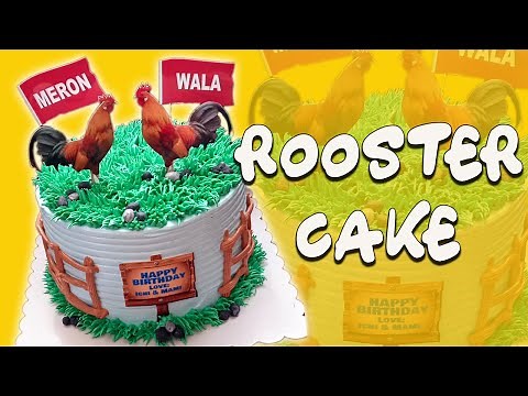 Rooster Themed Cake | Boiled Icing