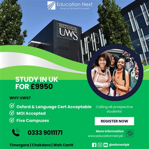  University of the West of Scotland – May 2025 Intake Admissions...