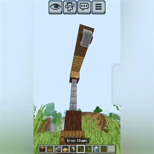 Minecraft Crane Tutorial #minecraft #tutorials #shorts #fyp