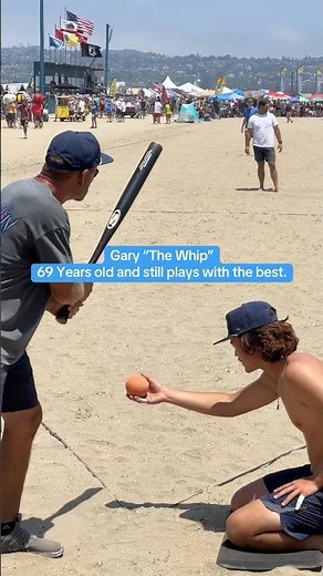 Whip plays pro/open at 69 🤯 #baseball #softball #overtheline #cricket #ombac