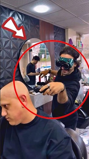 When the Barber Realized It Was a Prank 😂