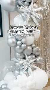 Balloon Cluster Tutorial for Beginners: Easy Step-by-Step Guide 🪩✨ . . . #balloon #balloonclusters #balloontutorial #balloontips #balloonGarland | Inflatedecoratecelebrate