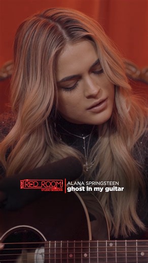 1.2K views | No notes, just Alana Springsteen performing 'ghost in my guitar' in Nova's Red Room   Full performance on Youtube. #NovasRedRoom | Nova 106.9 | Facebook