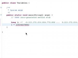Datentyp Long - (Java 1-014)