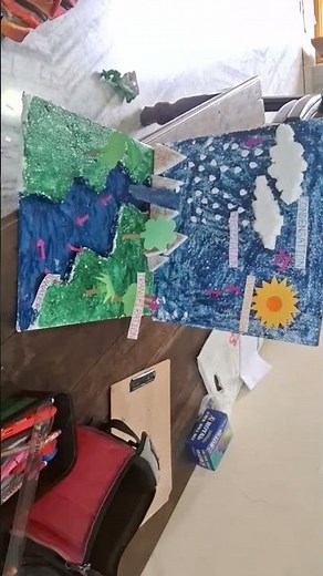 water cycle project #watercycle #scienceproject #watercyclemodel #watercycleproject #project