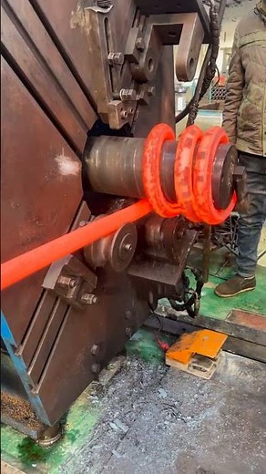 Manufacturing stages of spring mounts in spring suspension systems. #construction #machine #tools