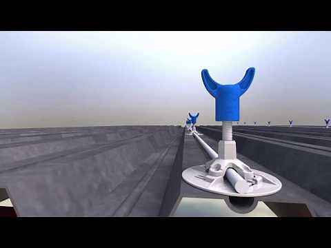 Constructing the Best Concrete Slabs on Metal Decks using MAKO Screed Support Systems