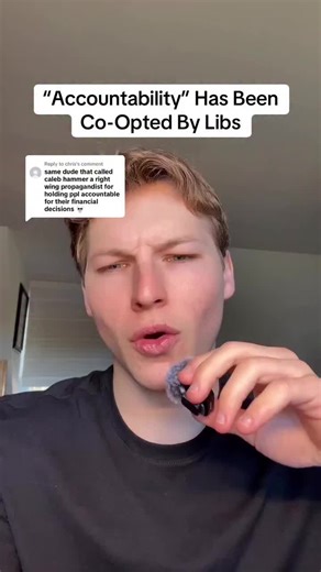 Replying to chris what in the world are you talking about? Holding them accountable to their own financial decisions? That’s nonsense that’s not what the word means.