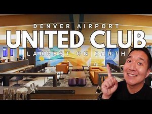 Denver Airport United Club Lounge Tour: Concourse A and B