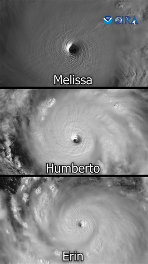 145K views · 920 reactions | The three Category 5 storms of the 2025 Atlantic Hurricane Season. | Cooperative Institute for Research in the Atmosphere | Facebook