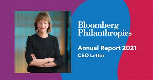 CEO Letter | Bloomberg Philanthropies