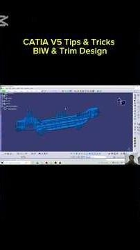 CATIA V5 Trim Design Tutorial #CATIAV5 #TrimDesign #AutomotiveDesign #InteriorDesign #CATIATips