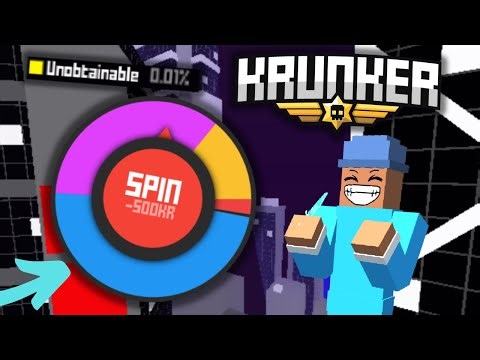 Spinning 20,000 KR in Krunker Season 8!!